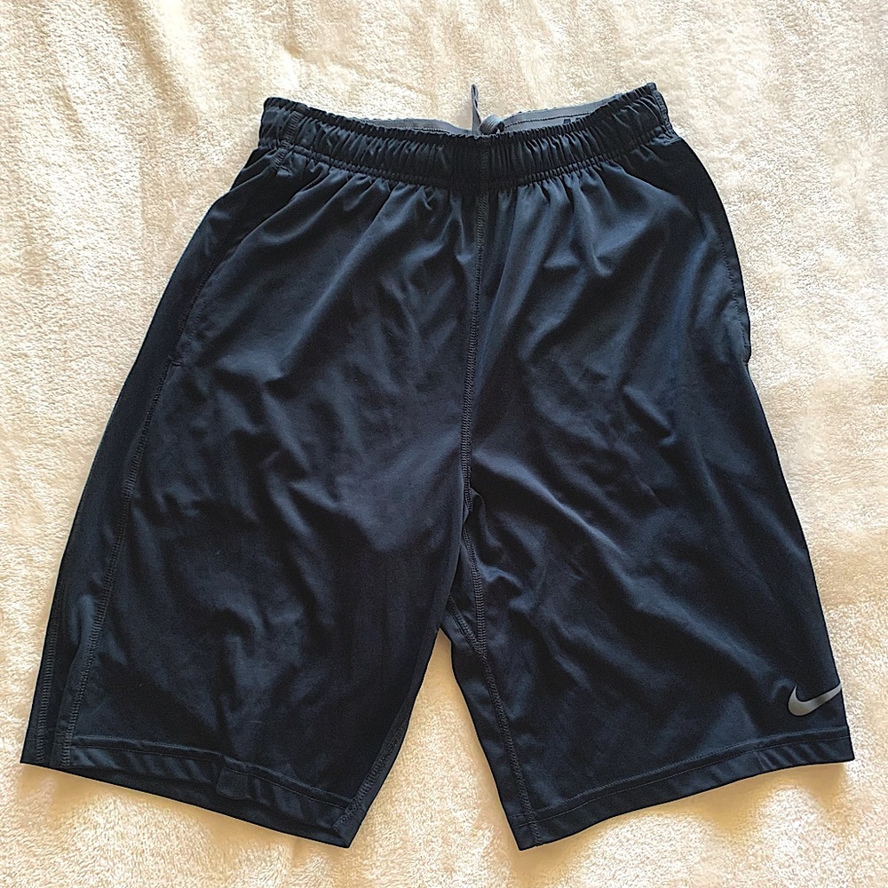 Nike Dri-Fit Basketball Shorts Navy Blue Small